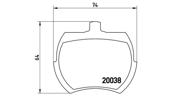 Brake Pad Set, disc brake (363700452002)