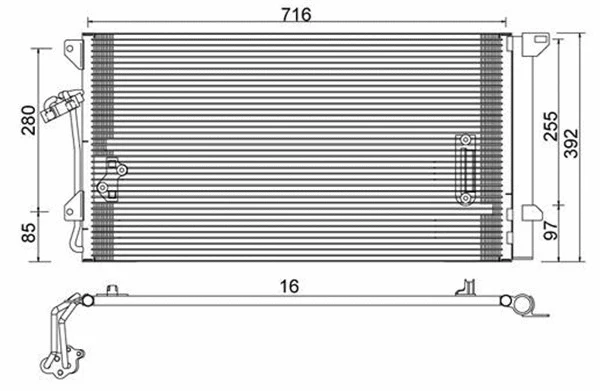 Condenser, air conditioning (359003220110)