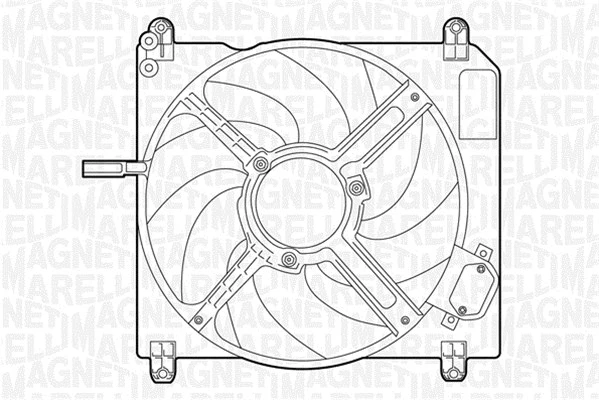 Fan, engine cooling (069422008010)