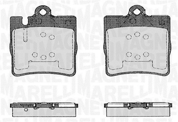 Brake Pad Set, disc brake (363916060553)