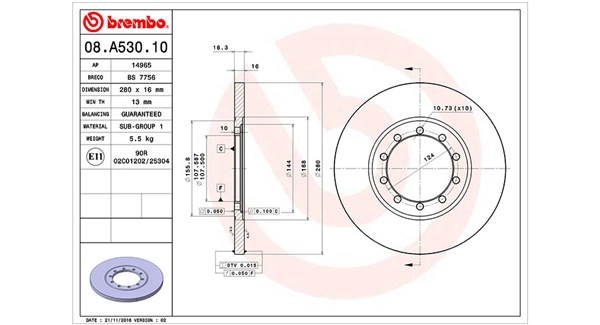 Brake Disc (360406089100)