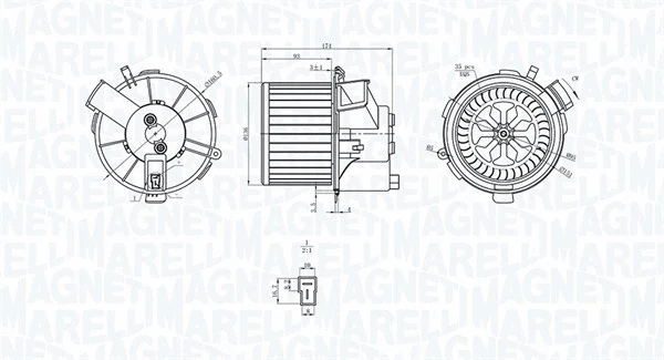 Interior Blower (069412200010)