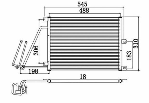Condenser, air conditioning (359003221340)