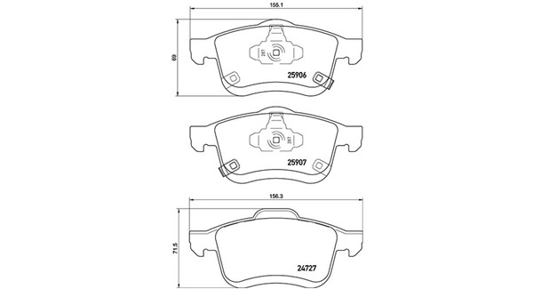 Brake Pad Set, disc brake