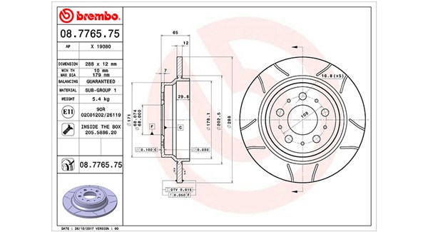 Brake Disc (360406051905)