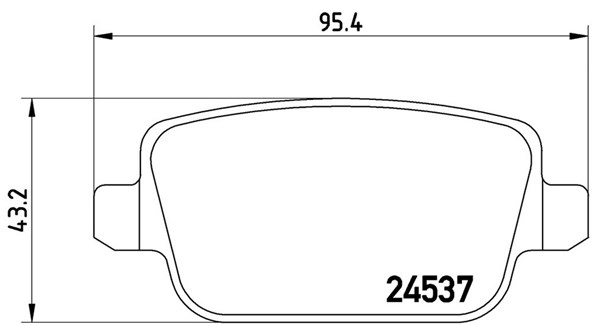 Brake Pad Set, disc brake (363700524075)