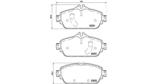 Brake Pad Set, disc brake