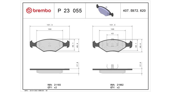 Brake Pad Set, disc brake