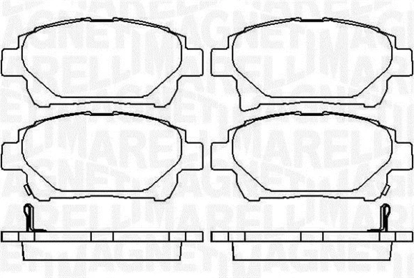 Brake Pad Set, disc brake (363916060784)