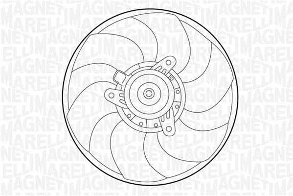 Fan, engine cooling (069422377010)