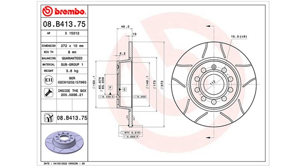 Brake Disc (360406175205)