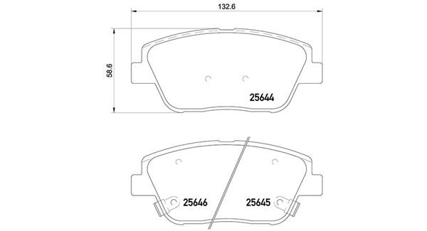 Brake Pad Set, disc brake (363700430066)