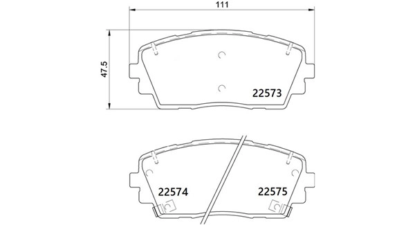 Brake Pad Set, disc brake (363700430115)