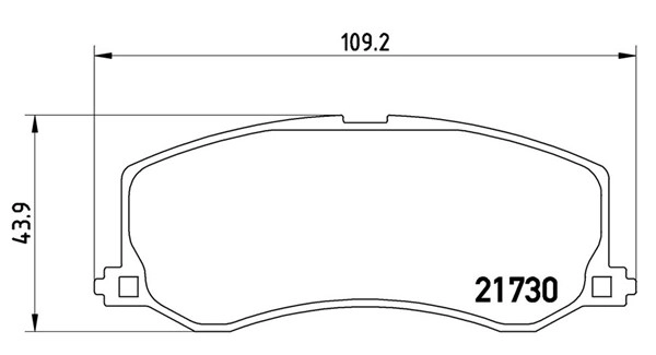 Brake Pad Set, disc brake (363700479004)