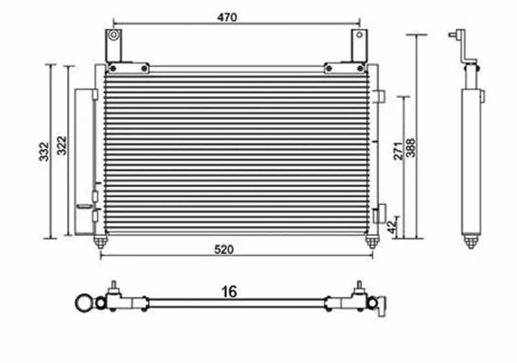 Condenser, air conditioning (359003220360)
