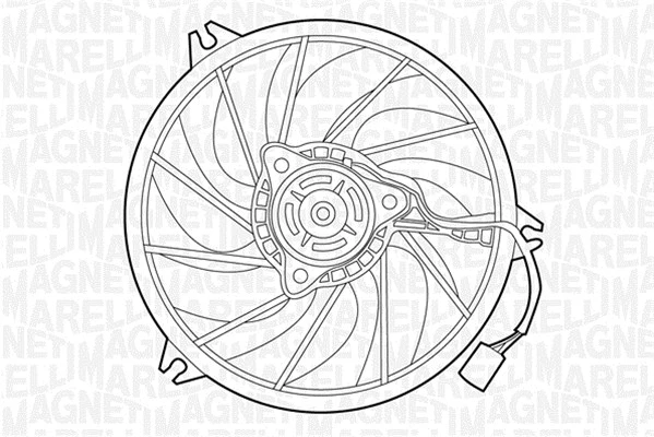 Fan, engine cooling (069422391010)