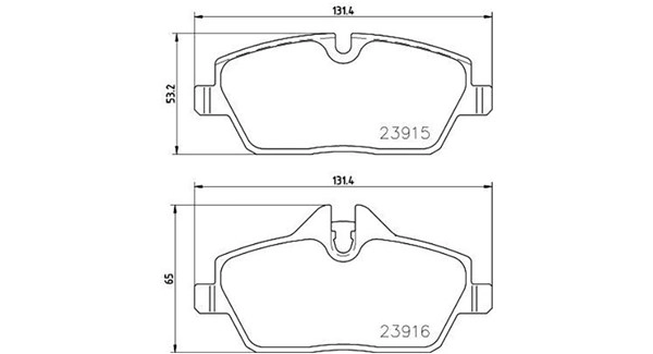 Brake Pad Set, disc brake (363700406091)