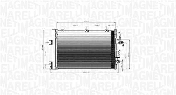 Condenser, air conditioning (350203900000)