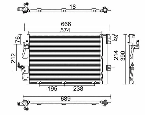 Condenser, air conditioning (359003221290)