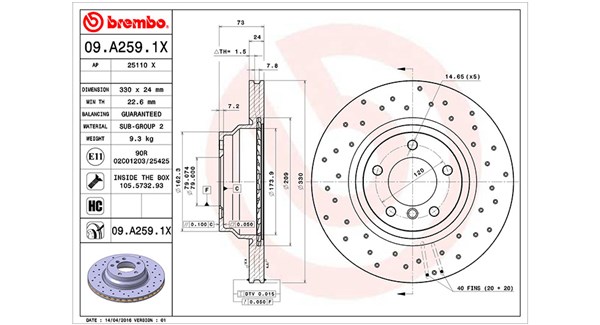 Brake Disc (360406092302)