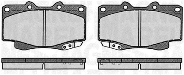 Brake Pad Set, disc brake (363916060495)