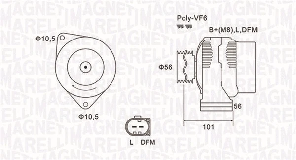 Alternator (063731689010)