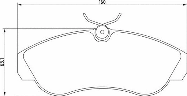 Brake Pad Set, disc brake (363700205079)