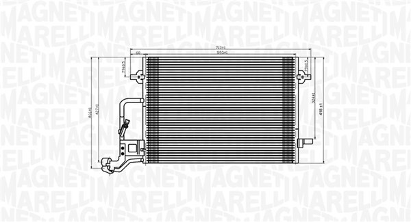 Condenser, air conditioning (350203909000)