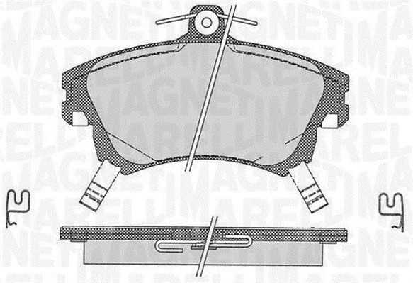 Brake Pad Set, disc brake (363916060335)