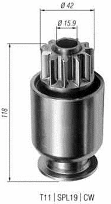 Pinion, starter (940113020299)