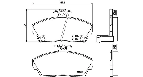 Brake Pad Set, disc brake