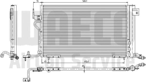Condenser, air conditioning