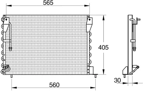 Condenser, air conditioning (8880400041)