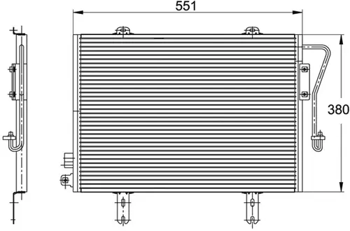 Condenser, air conditioning (8880400170)