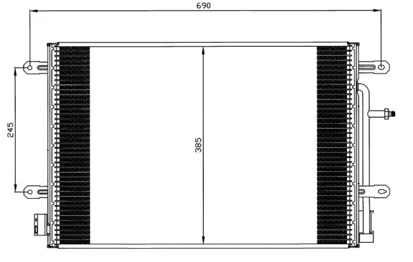 Condenser, air conditioning
