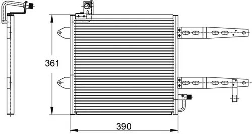 Condenser, air conditioning (8880400155)