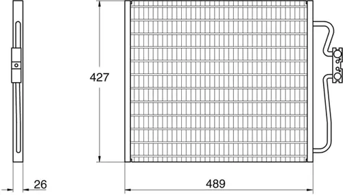 Condenser, air conditioning (8880400060)