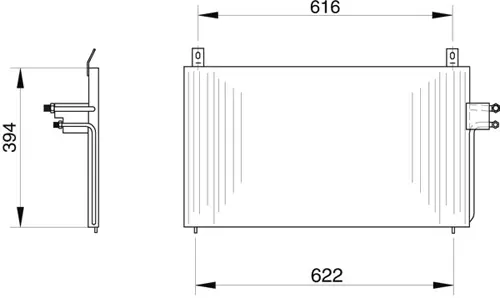 Condenser, air conditioning (8880400051)