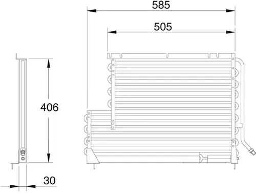 Condenser, air conditioning (8880400043)