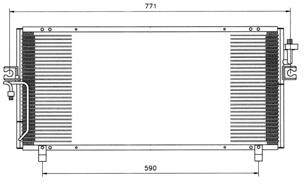 Condenser, air conditioning