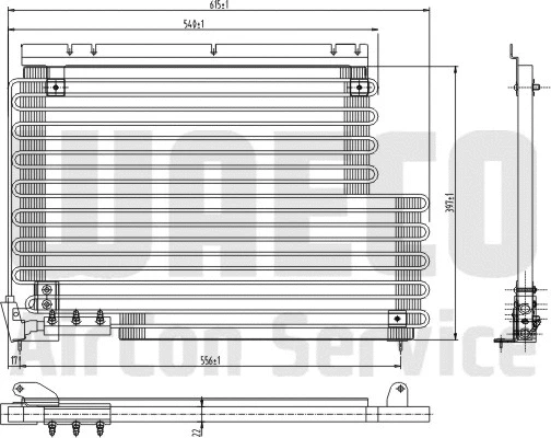 Condenser, air conditioning