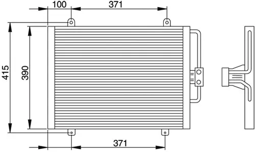 Condenser, air conditioning (8880400091)