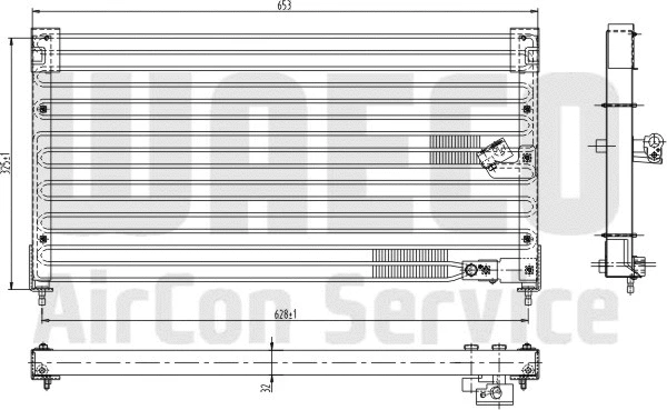 Condenser, air conditioning