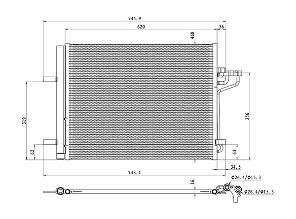Condenser, air conditioning (8880400579)