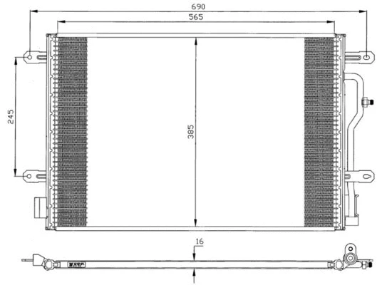 Condenser, air conditioning