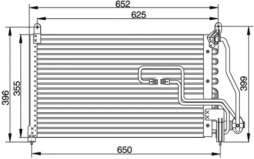 Condenser, air conditioning (8880400122)