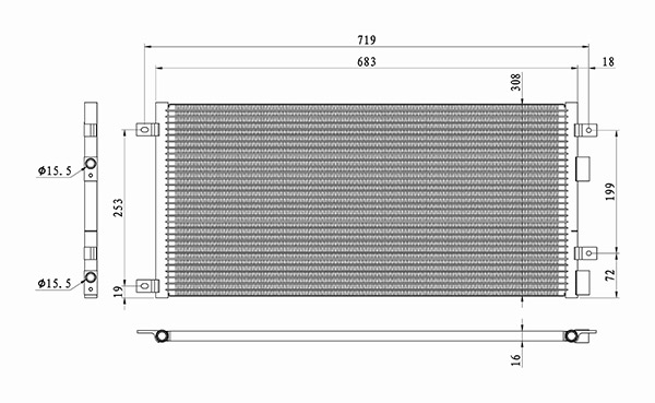 Condenser, air conditioning (8880400580)