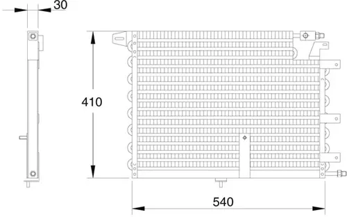Condenser, air conditioning (8880400040)