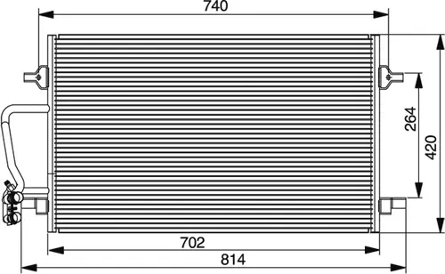 Condenser, air conditioning (8880400058)