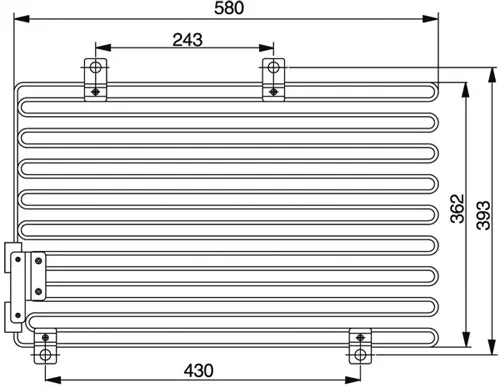 Condenser, air conditioning (8880400112)